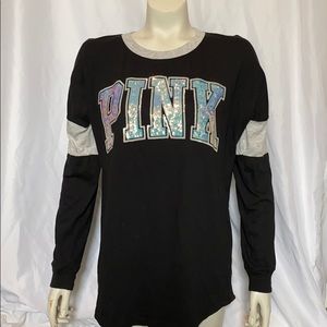Holographic Sequin PINK Long Sleeve